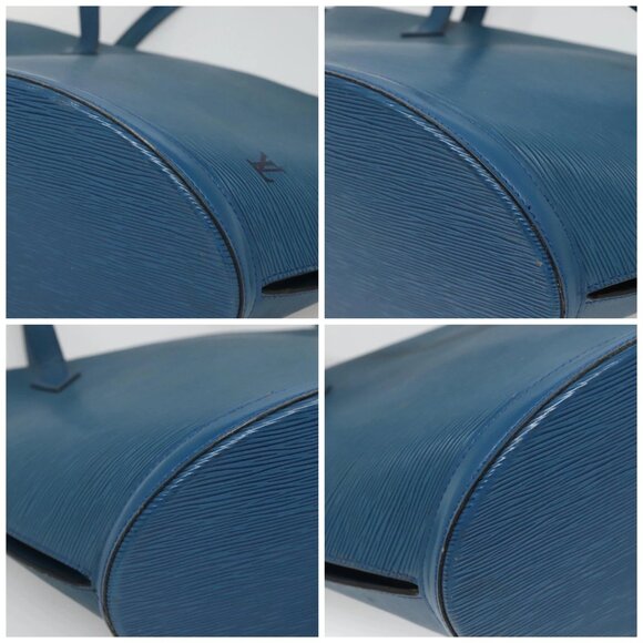 LOUIS VUITTON Epi Saint Jacques Shopping Shoulder Bag Blue M52275 LV Auth BA4972 - Picture 14 of 15
